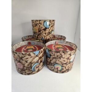 General Mills Lucky Charms Marshmallow Cereal 12oz 3 Wick Candle lot of 5 NEW